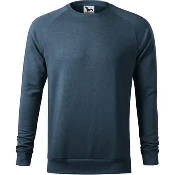 Pánská móda MALFINI Merger 415 Mikina pánská - 3XL tmavý denim melír