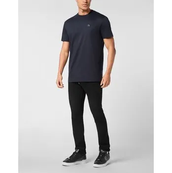 Pánské oblečení PHILIPP PLEIN T-Shirt 26249 Tmavomodrá Regular Fit 3XL