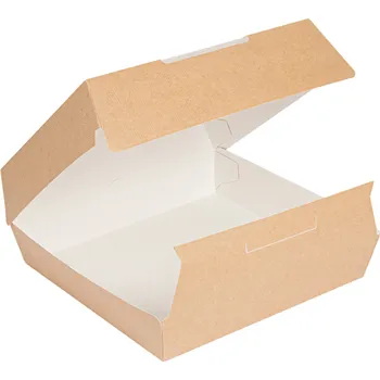 Jednorázové nádobí Garcia de Pou Papírový cateringový box kraft GarciaDePou 240/235/87mm 50ks