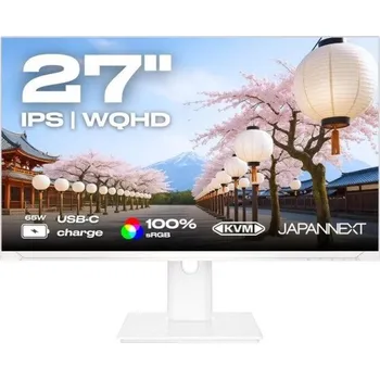 Monitor JAPANNEXT JN-IPS270WQHD75F-C65W-HSP-W