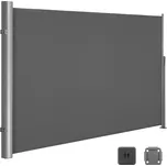 Boční markýza Orrine 180x400 cm tmavě šedá