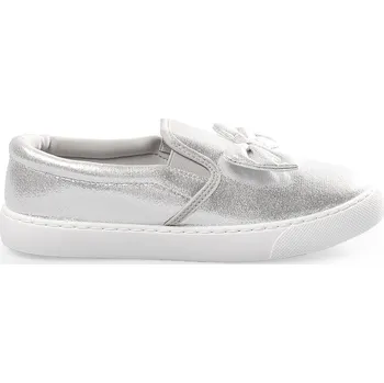 Dívčí polobotky GATE Tenisky slip-on s mašličkou 35 425-0370/81