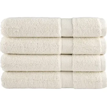 Utěrka Premium ručníky SOLUND 4 ks krémové 80 x 200 cm 600 g/m² - 8721012151246