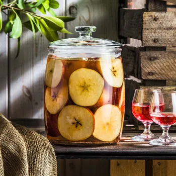 Zavařovací sklenice Skleněný sud na alkohol TADAR Bee 3,8 l