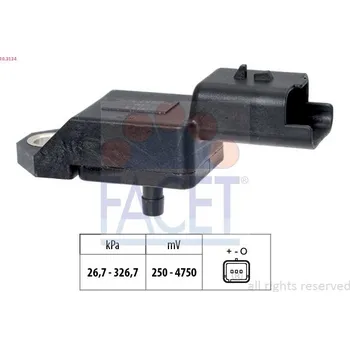 Auto-moto Senzor, tlak výfukového plynu FACET 10.3134