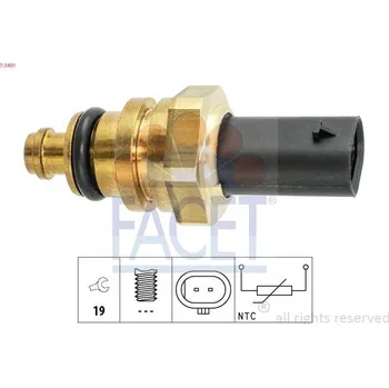 Čidlo automobilu Snímač, teplota chladiva FACET 7.3401