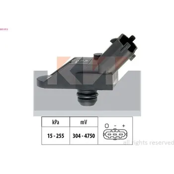 Čidlo automobilu Snímač, plnicí tlak KW 493 013