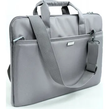 brašna na notebook Taška na notebook 15,6" látková lehká Solier šedá pouzdro na počítač