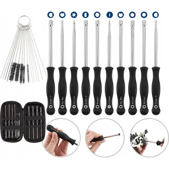 Sada nářadí Sada klíčů a šroubováků pro seřízení karburátoru, 10 dílů