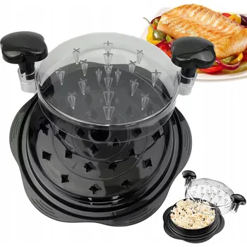 Kuchyňský mlýnek Ruční mlýnek na maso Bedee, sekáček na kuřecí prsa, černý, 0 W