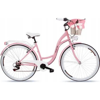 Městské kolo Městské kolo Goetze Mood 28, rám 18 palců, kola 28", růžové