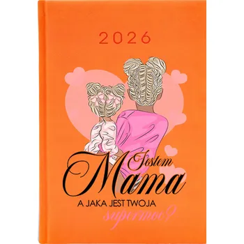 Kalendář Knižkový kalendář 2026 A5 FunnyCase oranžový