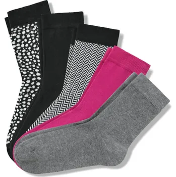 Pánské ponožky 671022 - Tchibo - Ponožky - pro ženy - vel. 35-38 - barva: černá