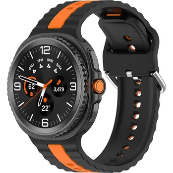 Řemínek na hodinky Techsuit řemínek Samsung Galaxy Watch8 40mm/44mm/Classic černá oranžová