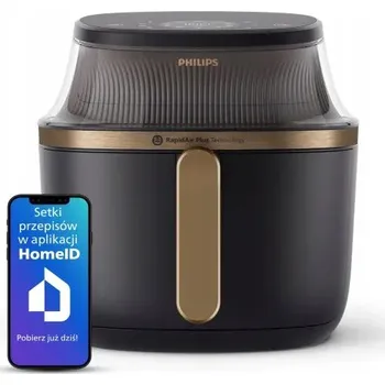 fritéza Horkovzdušná fritéza Philips Ovi NA332/00 1700W 6,2L Mobilní aplikace