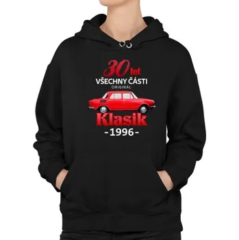 Žertovný předmět 30 let - všechny části originál - Klasik 1996 - dámská mikina s potiskem- Tričkový.cz