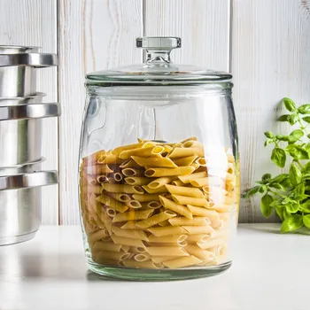 Dóza na potraviny Skleněná nádoba na těstoviny TADAR Bee 3,8 l