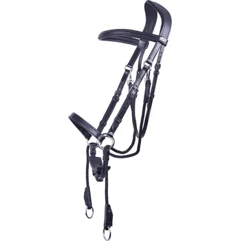 Bezudidlová uzdečka QHP Ceto, černá, Cob