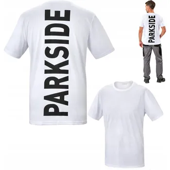 Pánské tričko Pánská bavlna pracovní Tričko Parkside, dárek pro přítele, velikost S bílá