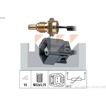 Čidlo automobilu Snímač, teplota chladiva KW 530 295