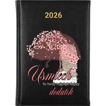 Kalendář Knižní kalendář 2026 A5 FunnyCase černý