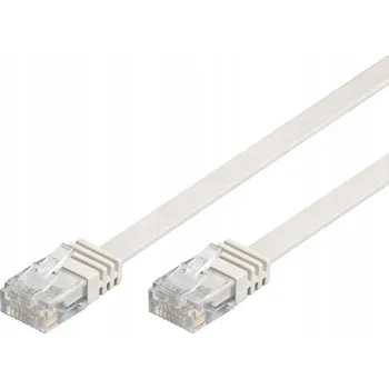 Síťový kabel Patchcord Goobay U/UTP 5e RJ45 / RJ45 5 m bílý
