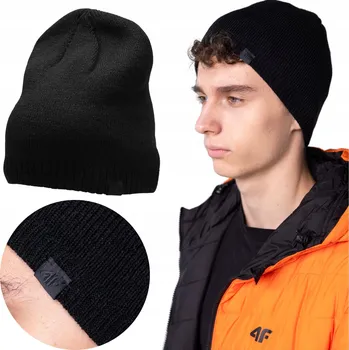 Čepice Čepice 4F H4Z22 CAM002 černá