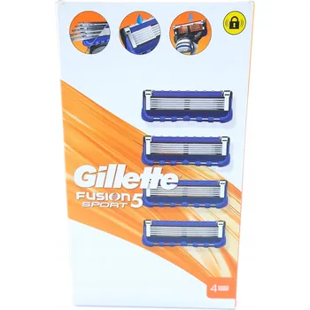Náhradní hlavice do holicího strojku Gillette FUSION5 SPORT 4 ks