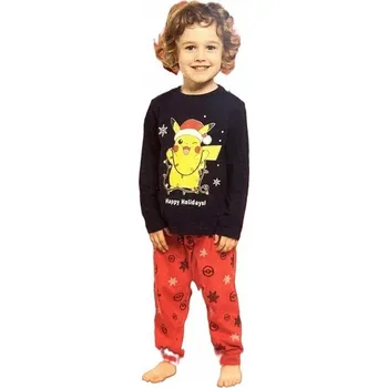 Chlapecké pyžamo Chlapecké pyžamo, dlouhý rukáv, dlouhé kalhoty POKEMON PIKATCHU, velikost 122-128, model 747