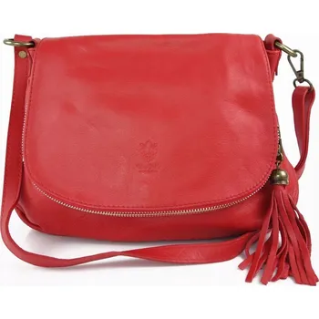 Kabelka Vera Pelle kabelka, kožená kabelka přes rameno, pravá kůže, vícebarevná