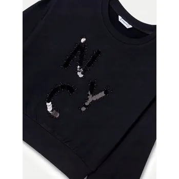 Chlapecká mikina Mayoral dětská dětská mikina viskóza černá velikost 176