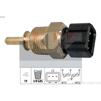 Čidlo automobilu Snímač, teplota chladiva KW 530 367