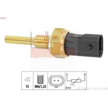 Čidlo automobilu Snímač, teplota chladiva EPS 1.830.417
