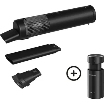 Vysavač ZWILLING FRESH & SAVE XTEND - startovací sada s bezdrátovou vakuovou pumpou a nabíjecí stanicí, černá