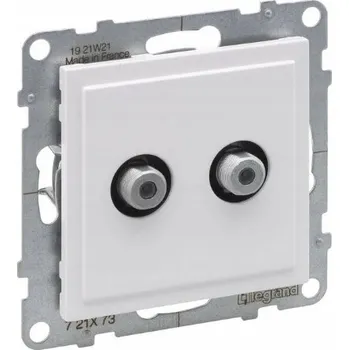 Elektrická zásuvka Anténní zásuvka nástěnná Legrand bílá