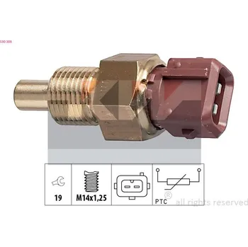 Čidlo automobilu Snímač, teplota chladiva KW 530 308