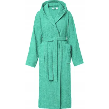 Dámský župan Dámský župan Froté s kapuce, teplý dámský župan LA-193 Tyrkysový L