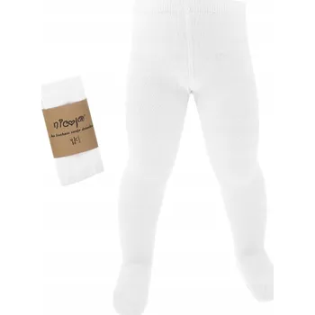 Dětské punčocháče Nicol bílé bavlna velikost 122