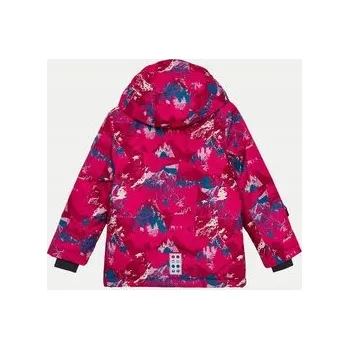 Dětská lyžařská bunda LEGO Lwjad 710 tmavě pink velikost 134