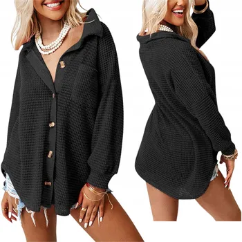 Dámská košile Dámská mušelínová košile s dlouhým rukávem, casual vel. S