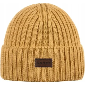 Čepice Čepice – 100% bavlna ACHILLE – ZLATÁ