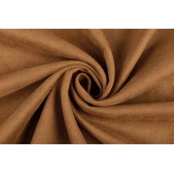 Látka ekologický semiš 295 g/m2 šířka 150 cm hnědá