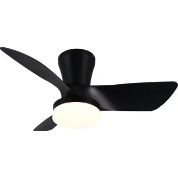 Svítidlo Trio R64412132 LED ventilátor s osvětlením RANDERS | 20W integrovaný LED zdroj | 2500lm | 2700-6000K | s vypínačem | stmívač | dálkové ovládání | ventilátor + Trio 983-3400 3x LED žárovka TROPFEN 1x4W | E14 | 470lm | 3000K