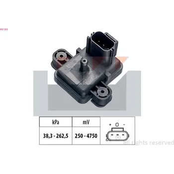 Čidlo automobilu Snímač barometrického tlaku vzduchu KW 493 355