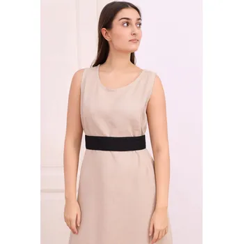 Dámské šaty TopMode Lněný pásek Lotika ve střední šířce 1140391