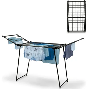 Sušák na prádlo Balkonový sušák Konighoffer Megan 177 x 60 x 108 cm černý