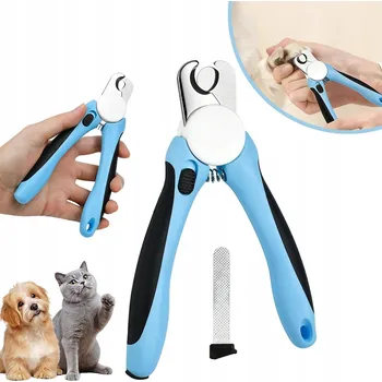 Kosmetika pro psa Nůžky na drápky 2v1 PRO ZVÍŘATA PSA KOČKU kleště + PILNÍK OSTRÉ
