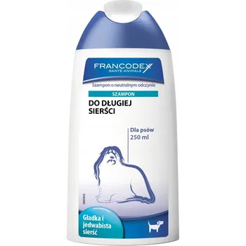 Kosmetika pro psa FRANCODEX PL Šampon pro psy pro dlouhou srst, bez parabenů 250 ml