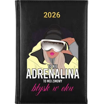 Kalendář Knižní kalendář 2026 A5 FunnyCase černý