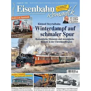 Winterdampf auf schmaler Spur